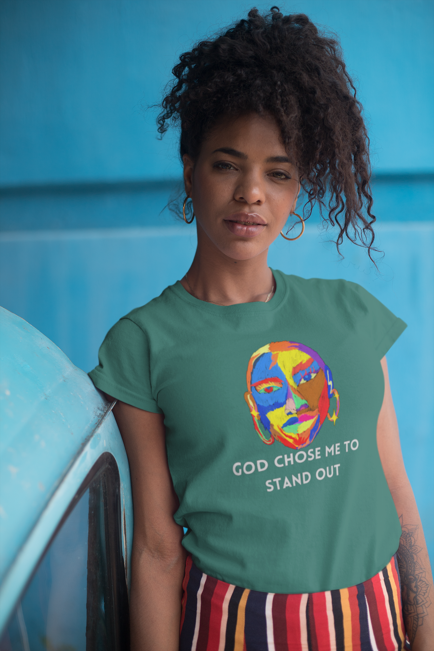 God Chose Me To Stand Out Adult Unisex Tee -Unisex Heavy Cotton Tee